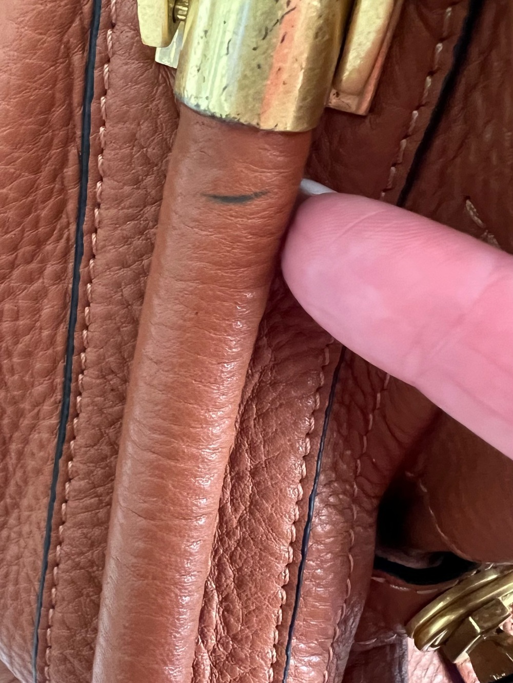 Chloe paraty cognac tote - Picture 7 of 16